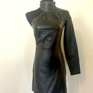 Zara Leather Dress